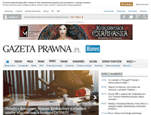 Tablet Screenshot of biznes.gazetaprawna.pl